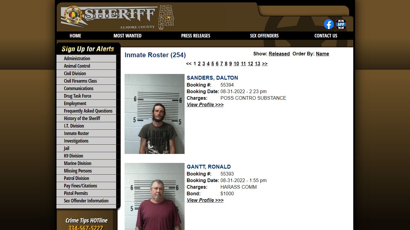 Inmate Roster - Current Inmates Booking Date Descending - Elmore County ...